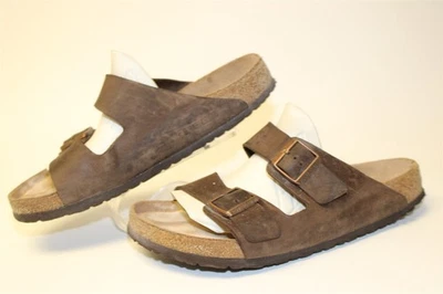 Zapatos Birkenstock para hombre talla 12 R 45 de cuero Arizona pies suaves deslizables hechos en Alemania Foto 1 de 4