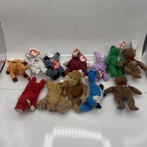 Vintage Lot of 12 Ty Teenie Beanie Babies Collection | Most w Tags, Some Not - Picture 1 of 14