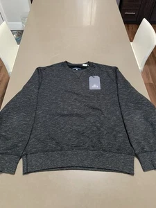 $128 Levi’s Made & Crafted Fleece Cotton Sweatshirt Black M - Picture 1 of 6