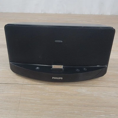 Philips AD300/37 Negro iPod iPhone Base Sistema de Altavoces Audio Probado Sin Cable Foto 1 de 4