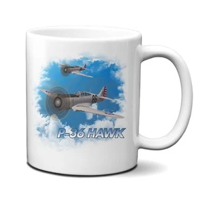 Taza Curtiss P-36 Hawk In The Clouds 11 oz - Imagen 1 de 1