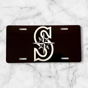Seattle Mariners Metall Autoschild Nummernschild, 6x12 Zoll - Bild 1 von 3