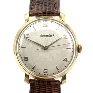 Orologio da uomo IWC International Watch Co oro giallo 18k vintage anse svasate - Imagen 1 de 19