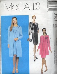 3161 MCCALL'S MISSES/MISS PETITE ABITO/GIACCA TG 12-16 - Foto 1 di 1