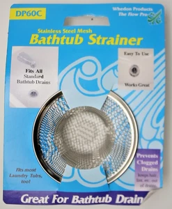 Colador de bañera de malla de acero inoxidable DP60C CANTIDAD DESCUENTOS #93c - Imagen 1 de 3