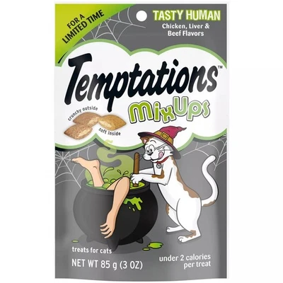 3x Temptations Tasty Human Haunted House con sabor a pollo y carne EXP 9/25 Foto 1 de 4
