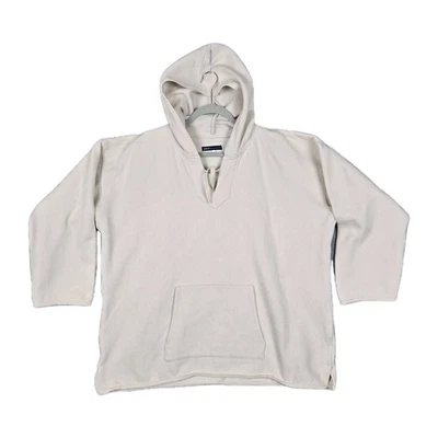 Sudadera con capucha de playa de sarga de algodón pesado hecha y hecha a mano por Levi's para hombre talla 4 (XL) crema Foto 1 de 4