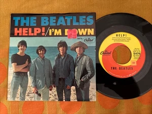 The Beatles Help! Very Clean Original US 7”  Picture Sleeve Pic - Foto 1 di 2