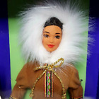 Poupée Barbie 1996 Arctic Eskimo Mattel poupées de collection du monde vintage 16495