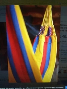 Authentische kolumbianische Hängematte - Hängematten Colombianas coloridas - Bild 1 von 3