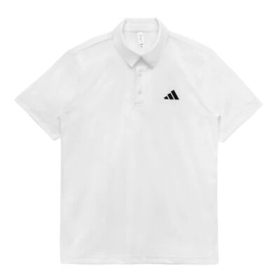 Adidas FAB Polo Para Hombre Tenis Camiseta Ropa Deportiva Camiseta Blanca AsiaFit HR8729 Foto 1 de 4