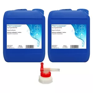 Reinwasser - AQUA PURIFICATA - destilliertes Wasser 20 Ltr. inkl. 1 x AGH - Bild 1 von 2