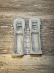 2x Genuine Official Nintendo Wii Mote Remote Cover Silicone Rubber Cases - Picture 1 of 6