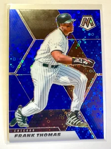 White Sox Frank Thomas Mint 2021 Panini Mosaic Quick Pitch Blue Prizm #42/85 - Picture 1 of 2