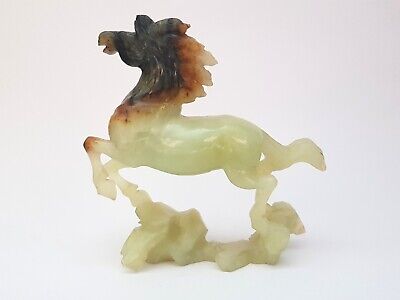 Pferd Geschnitzte Jade Stein Figur China • 75€