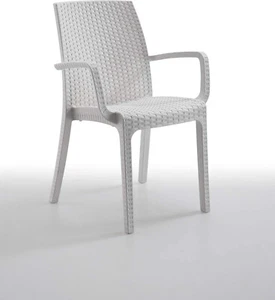 BICA Sedia esterno resina Rattan Sintetico 57x59x86h cm 9093 Indiana - Foto 1 di 1