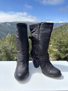 KOHL'S MUDD Boots SIZE WMS 7 1/2 Calf BOOT RN#73277 Beauty Brown - Picture 1 of 7