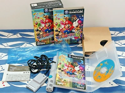 GC Mario Party 6 Nintendo GameCube w/ Box Mike Controller Japan JP Game Cube VG - Image 1 of 4