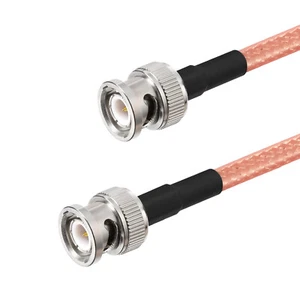 BNC Male Low Loss RG400 Cable for Mobile Receiver Oscilloscope Spectrum Analyzer - Picture 1 of 11