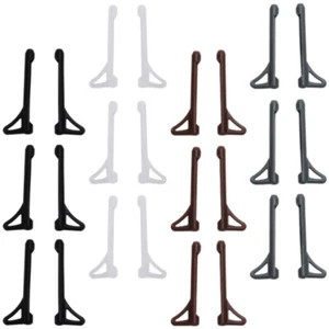 12 Paia Copri Occhiali Gambe Antiscivolo Occhiali Cuscini Orecchie Cuscinetti Occhiali - Foto 1 di 12