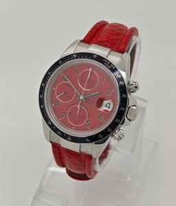 Tudor Prince Date Day Daytona Red Dial 40mm Steel Watch 79260P - Picture 1 of 7