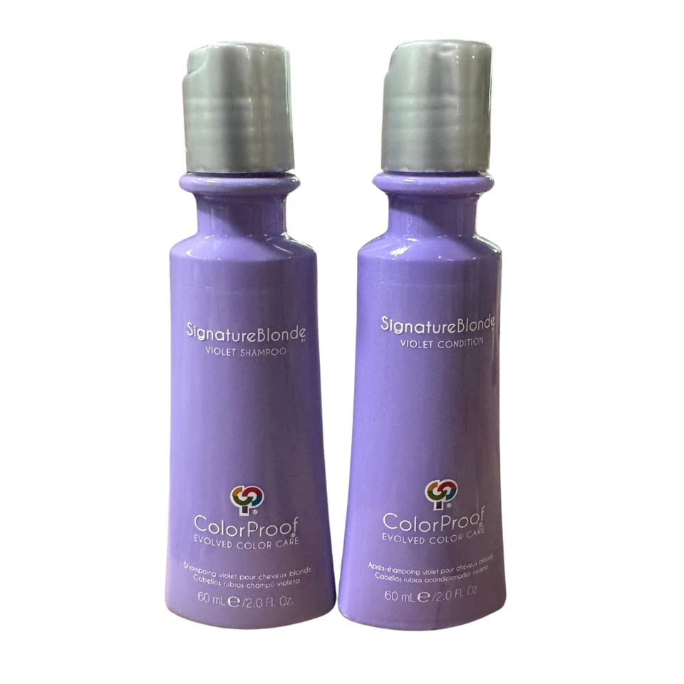 Colorproof Signature Blonde Violet Shampoo & Conditioner 2oz each - Image 1 of 1