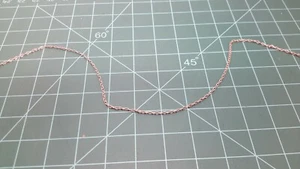HO/HOn3/N Scales Brass Model Chain 15 Links Per Inch "SOLD BY THE FOOT" Item #11 - Picture 1 of 4