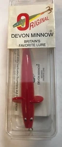 VINTAGE        Original   Devon Minnow    2  1/2"         Red / Orange - Picture 1 of 5