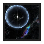 Space NASA Star SGR1806-20 Gamma Ray Flare Illustration Square Framed Art 16x16