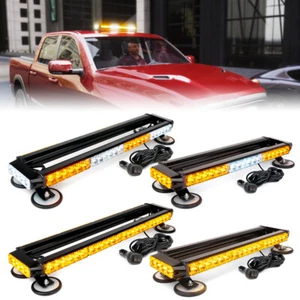 Xprite 20" 26" LED Rooftop Strobe Light Dual Side Flash Bar Emergency w/ Switch - Picture 1 of 14