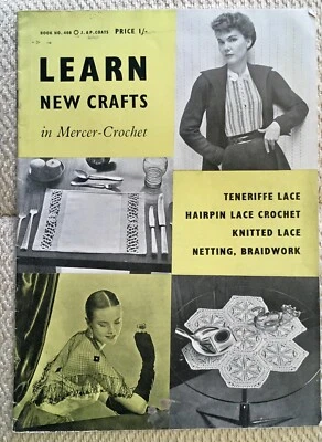 🌟LEARN NEW CRAFTS BOOKLET 408 BY COATS ~ PRE 1971 ~VERY GOOD CONDITION 16 PAGES - Image 1 of 4
