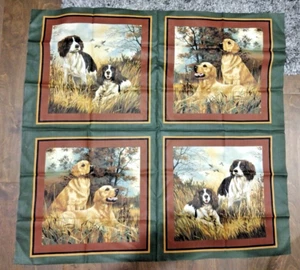 Dog Pillow Panel Golden Retriever Spaniel DIY Sewing Project - Foto 1 di 6