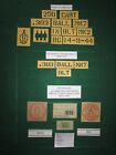 British WWII Full Set of Stencils & Paperwork For 250 Cart .303 Ball Mk7 IN BLT 