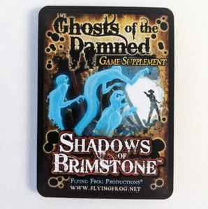 SHADOWS OF BRIMSTONE Board Game GHOSTS OF THE DAMNED Game Supplement - Picture 1 of 1