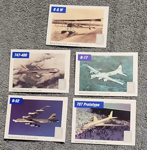 1991 Boeing Sammlerkarten 5 Karten Set, SELTEN Luftfahrt Erinnerungsstücke Flugzeug - Bild 1 von 2