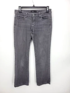 Pantalones de mezclilla Prana para mujer 2 grises lavados pierna recta cinco bolsillos tiro medio - Imagen 1 de 7
