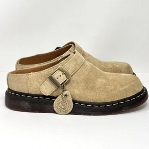 NWT DR. MARTENS Isham Desert Oasis Suede Mules - Picture 1 of 10
