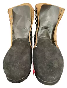 Reproduction WW2 German Army M37 Low Boots -Black- Size UK 11- No Laces- Leather - Picture 1 of 4