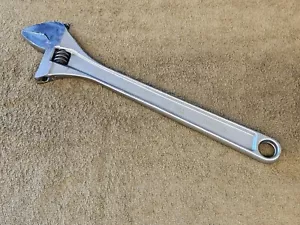 Williams Adjustable Wrench AP-18A 18" Sweden BROKEN - Picture 1 of 15