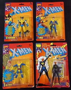 Wolverine 1994 Storm 91 Forge Banshee 93 MOC X-Men Marvel - Toy Biz ref T0324 - Picture 1 of 11
