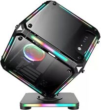 Cube Computer Case Micro-ATX/Mini-ITX Desktop Internet Cafe Gaming Mainframe USB