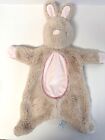 Douglas Baby Bunny Rabbit Lovey Plush Tan Pink FLAT Stuffed Animal EUC