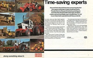 1974 Case Agri King 1370 1816 1212 David Brown 2 Page Farm Tractor Print Ad - Picture 1 of 1