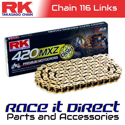 Cadena RK para Kawasaki AR50 EE. UU. 1982-1983 oro Foto 1 de 4