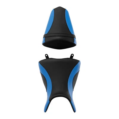 Asiento conductor pasajero pasajero para Yamaha YZF R3 YZFR3 15-24 16 17 18 negro azul Foto 1 de 4