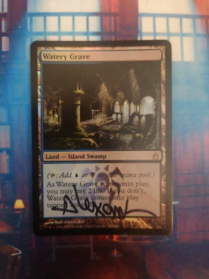 Watery Grave - Ravnica: City of Guilds (RAV) -foil -nm -signed - Image 1 of 4