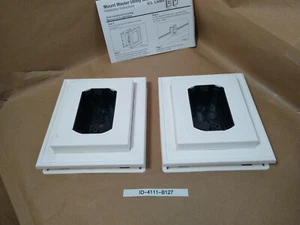 PACK OF 2 MID-AMERICA M00031002123 VINYL MOUNT 18 ELECTRICAL BLOCK ,123 WHITE - Picture 1 of 6