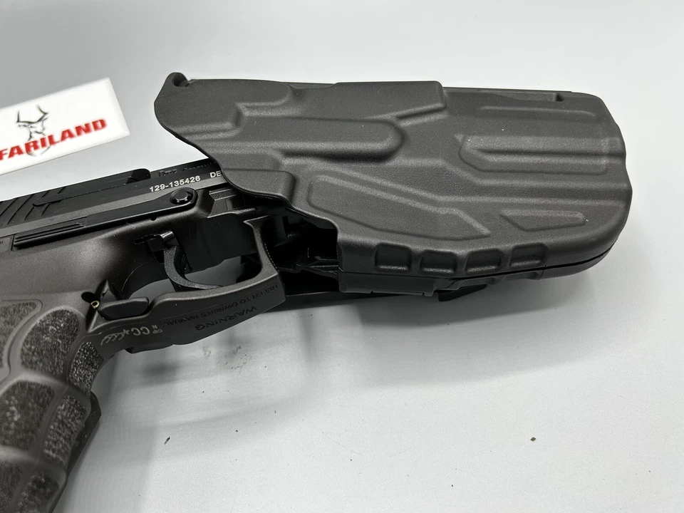 Safariland HK P30 Black ALS Holster for Heckler & Koch H&K 9mm 40 QLS Fork - Image 1 of 4