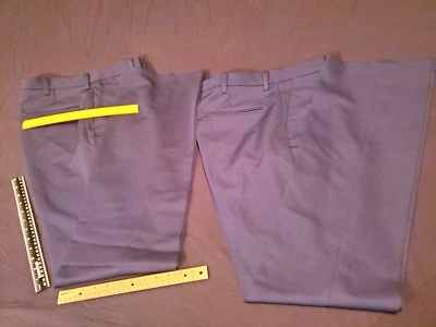 LOT of 2 BRAND NEW, NOS RIVCO Mens Work Uniform Pants Size 34 Dark Navy Blue - Image 1 of 4