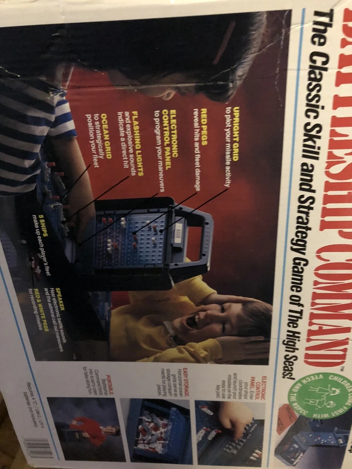 Vintage - VTech Electronic Talking Battleship Command  WORKING & COMPLETE 1990 - Image 1 of 1